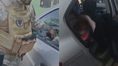 Policiais penais resgatam bebê trancada em carro durante evento em Trindade