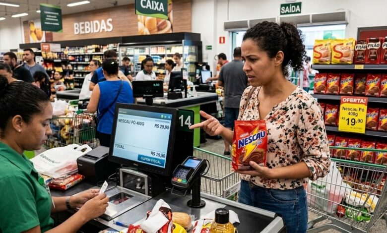 Preço no caixa diferente da gôndola: consumidor tem direito ao menor valor
