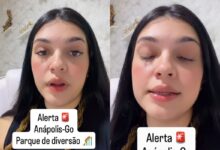 Previsão de sensitiva sobre parque de diversões em Anápolis gera apreensão nas redes sociais
