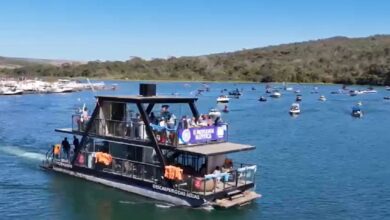 Romaria Náutica em Abadiânia reúne centenas de embarcações em celebração no Lago Corumbá