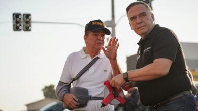 Sandro Mabel libera tráfego em pista lateral do viaduto da Leste-oeste