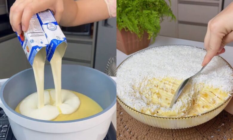 Sobremesa prática com quatro ingredientes ganha destaque pela facilidade e sabor