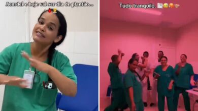 Técnica de enfermagem é demitida por justa causa após gravar trend em hospital de Goiás