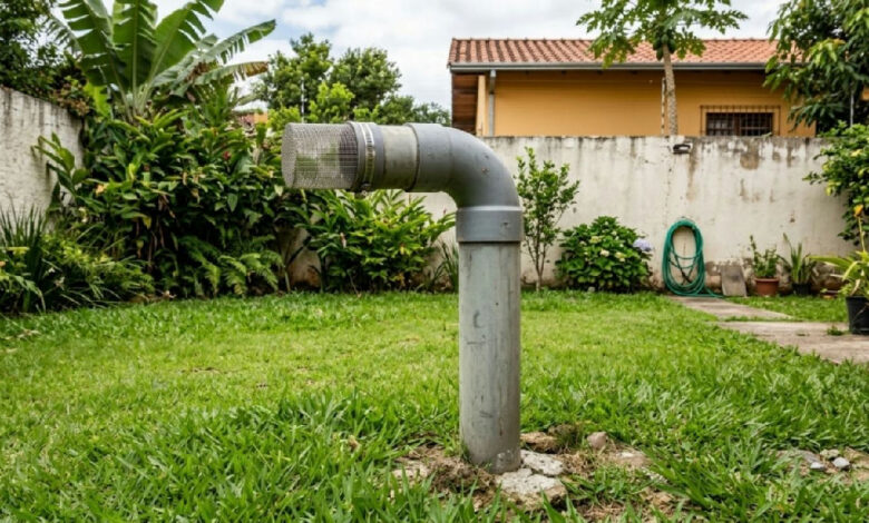 Tubo de PVC enterrado oferece frescor natural e reduz até 8°C na casa sem gasto de energia