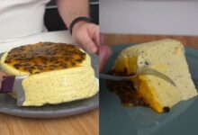 Uma sobremesa de maracujá firme e sem gelatina para celebrar o Dia dos Pais