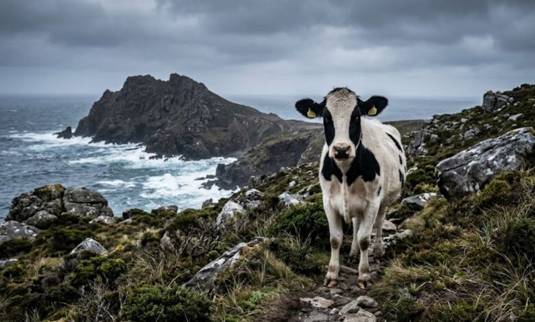 Vacas na ilha deserta: a história de resiliência que salvou uma das raças mais raras do planeta