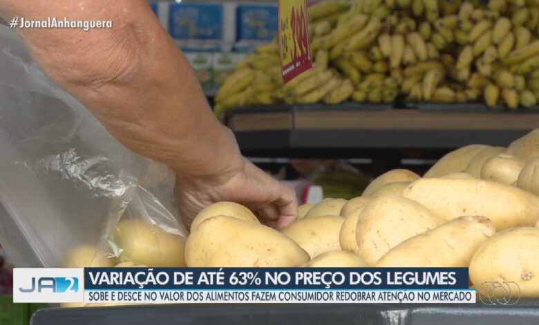 Variação de preços dos legumes chega a 63% e exige atenção do consumidor