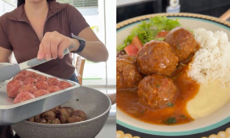Almôndegas com bacon e calabresa ganham destaque como opção suculenta para substituir a carne moída