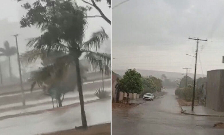 Chuva em Goiás: municípios registram precipitações em meio ao calor intenso