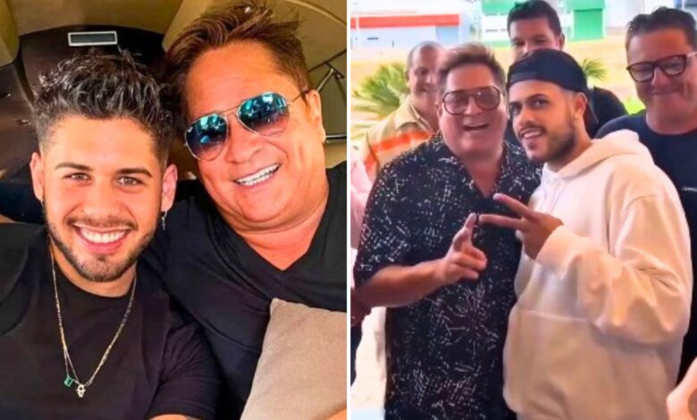 Leonardo diverte fãs ao encontrar sósia de Zé Felipe e viraliza nas redes sociais