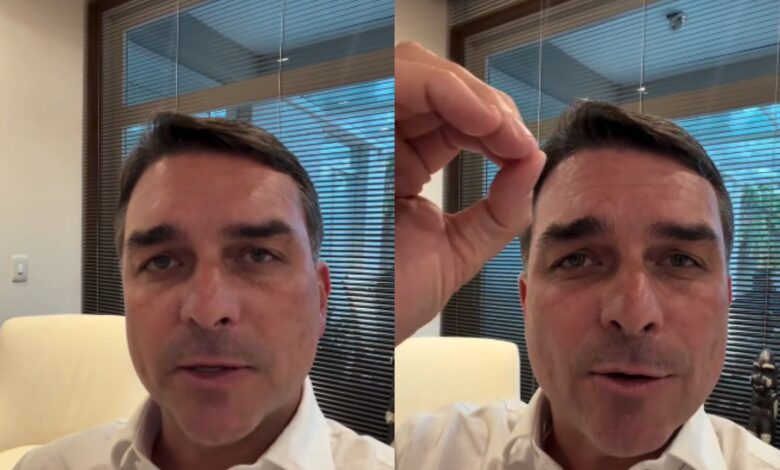 Flávio Bolsonaro admite pedido de verba a dono do Banco Master para filme sobre o pai