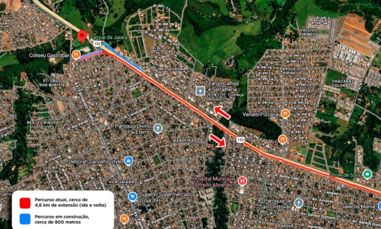 Nova via em Anápolis encurta trajeto entre Vila Jaiara e residenciais