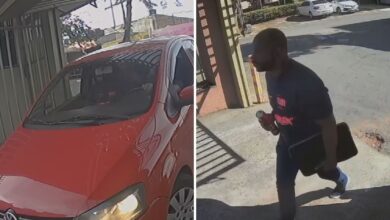 Imagens revelam suspeito com pertences de estudante de veterinária após assassinato em Goiânia