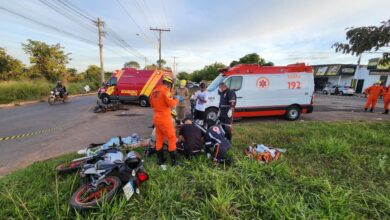 Mulher morre e mãe e filha ficam gravemente feridas em acidente de motos em Caldas Novas