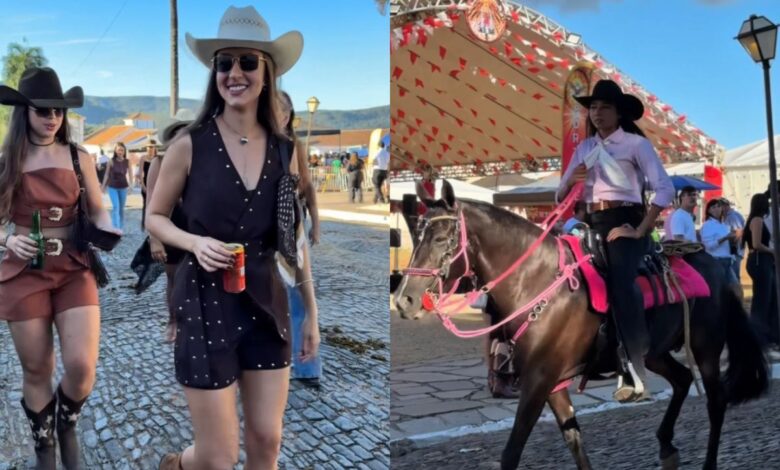 Estilo goiano ganha destaque nas redes durante a Festa do Divino em Pirenópolis