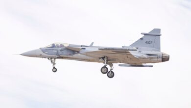 Gripen brasileiro lidera treinamento inédito da FAB em Goiás para defesa nacional