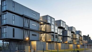 Le Havre: projeto inovador converte 100 contêineres em moradias estudantis funcionais e acessíveis
