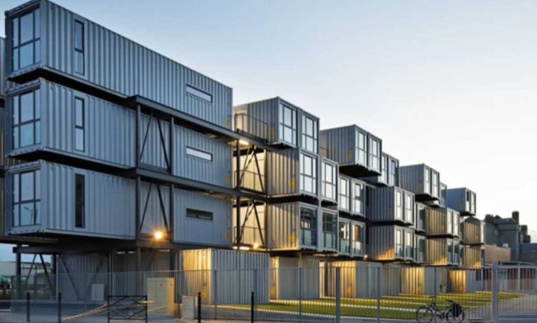 Le Havre: projeto inovador converte 100 contêineres em moradias estudantis funcionais e acessíveis