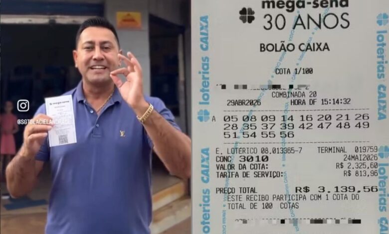 Aposta milionária de grupo goiano na Mega-sena de 30 anos termina sem prêmio