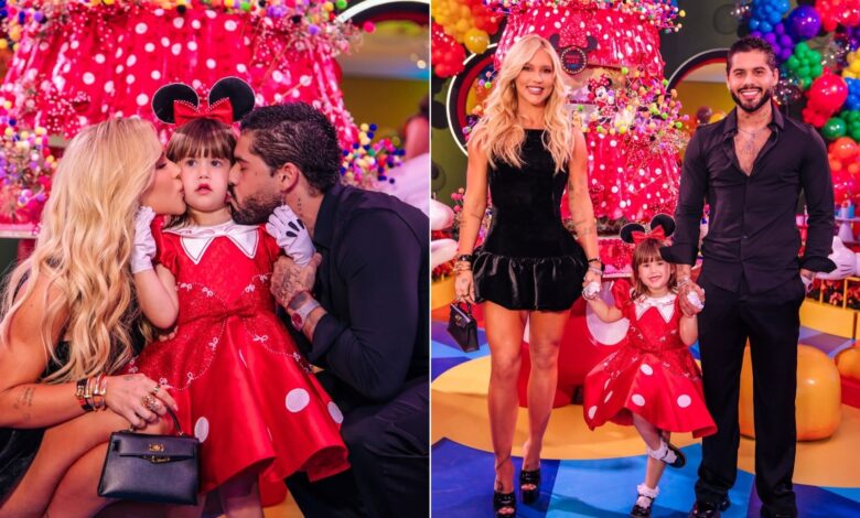 Virginia Fonseca e Zé Felipe celebram os 5 anos de Maria Alice em festa luxuosa