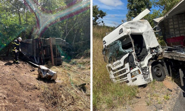 Colisão entre carretas na Br-020 deixa um motorista morto em Posse
