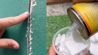 Reparo doméstico: a mistura de isopor e tíner que sela rachaduras e infiltrações