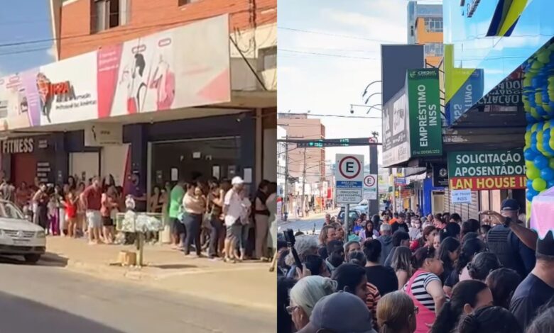 Filas históricas em lojas de Anápolis reacendem debate sobre o futuro do Centro