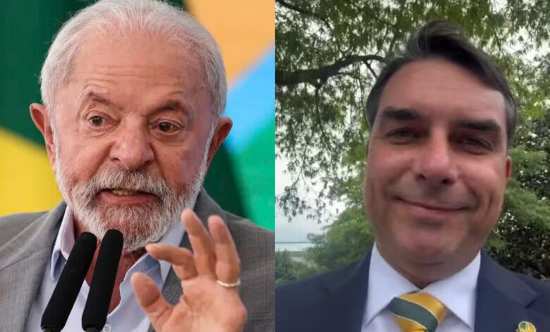 Flávio Bolsonaro acusa Lula de defender criminosos em debate sobre facções