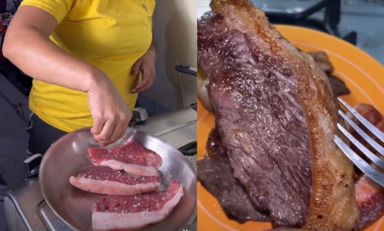 Como preparar bife com sabor de churrasco usando apenas a frigideira