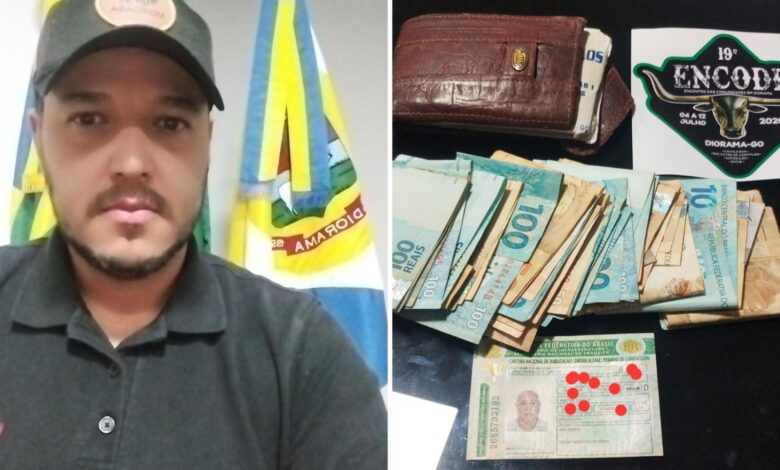 Servidor público devolve R$ 5 mil encontrados na rua e emociona trabalhador rural em Goiás