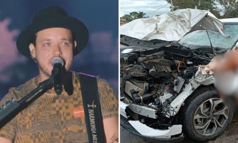 Acidente na Br-153: Cantor Israel, da dupla com Rodolffo, colide com cavalo em Goiânia