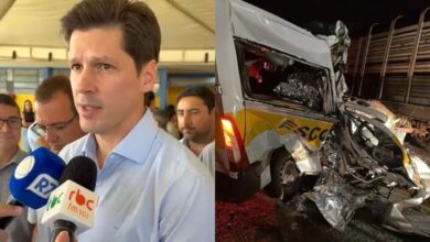 Luto em Goiás: Daniel Vilela presta homenagens a estudantes vítimas de acidente fatal na Go-518