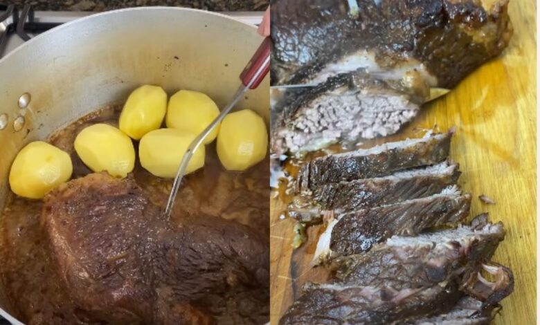 Carne assada na panela: técnica dispensa churrasqueira e entrega suculência
