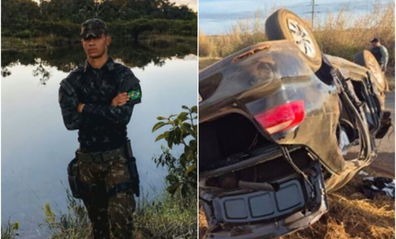 Militar do Exército morre em capotamento na Go-430, três ficam feridos em Formosa