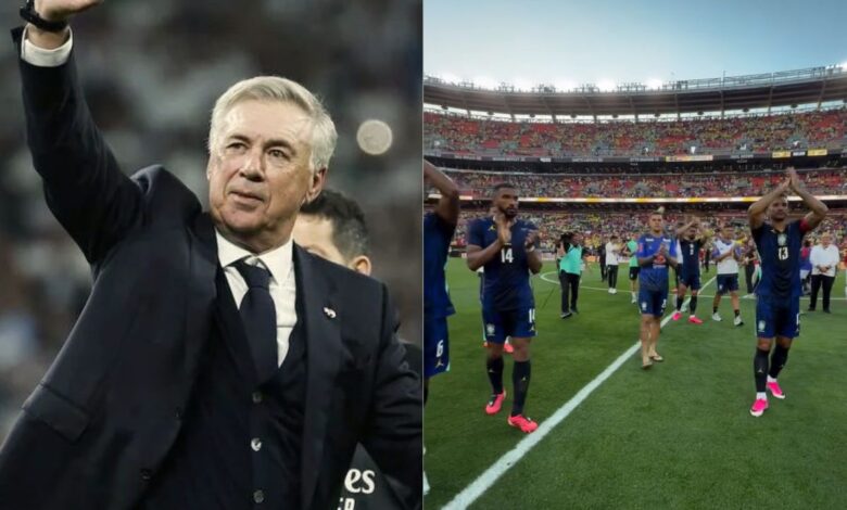 Ancelotti define time titular do Brasil para estreia na Copa do Mundo após amistoso