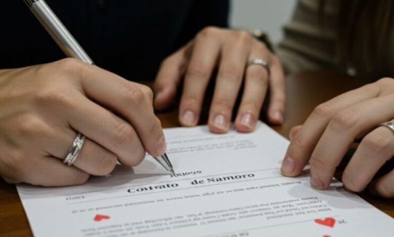 Contrato de namoro: entenda como o documento jurídico funciona na prática