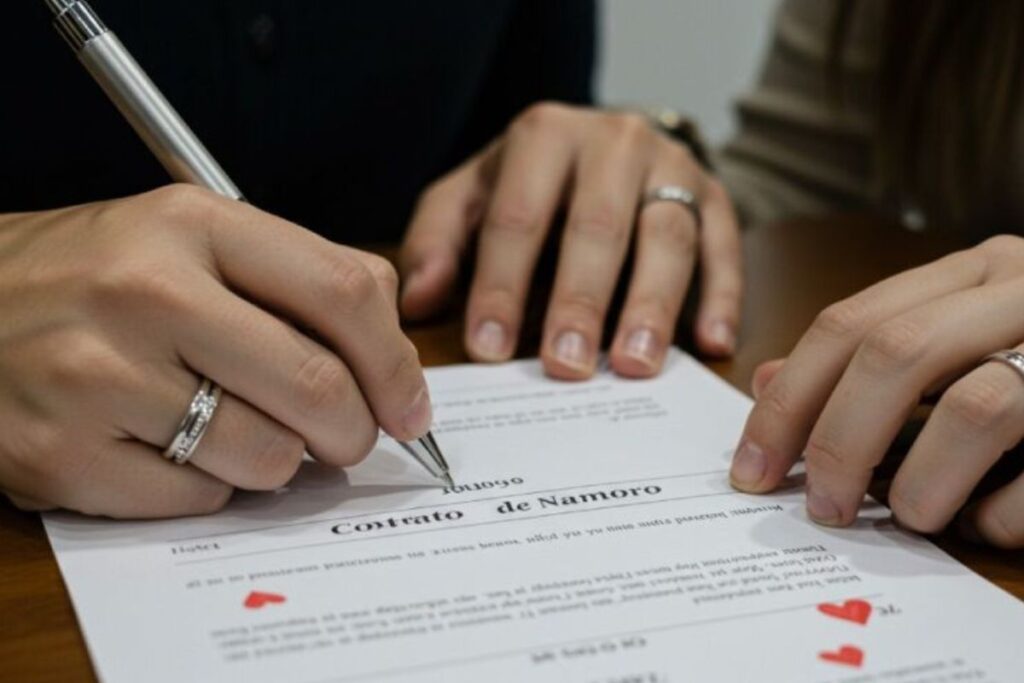 Contrato de namoro: entenda como o documento jurídico funciona na prática
