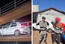 Motorista dirige sobre passarela de pedestres na Br-060 e alega embriaguez após prisão