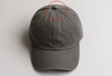 A origem do botão no topo do boné: entenda a função técnica do detalhe