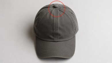 A origem do botão no topo do boné: entenda a função técnica do detalhe