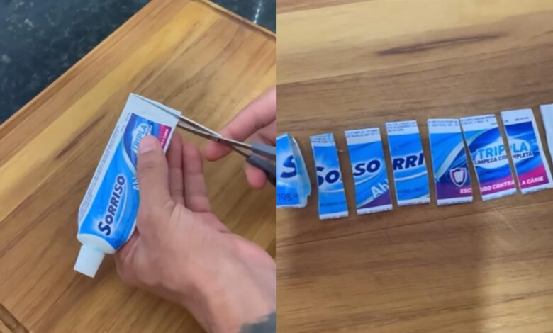 Truque doméstico revela como reaproveitar o resto de pasta de dente na limpeza