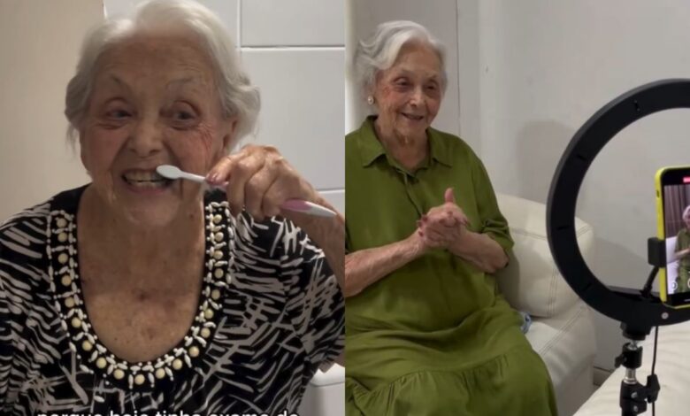 Aos 99 anos, influenciadora digital quebra barreiras e inspira com rotina de autocuidado
