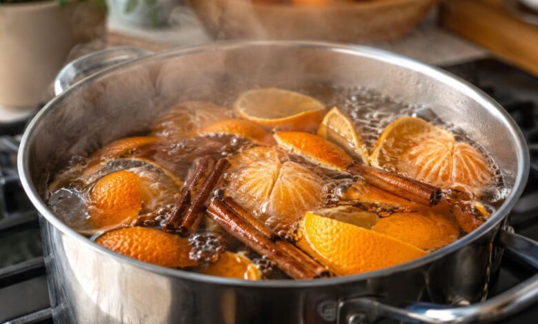 Aromatizador natural com casca de tangerina e canela transforma o ambiente doméstico
