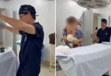 Médico em Goiás viraliza ao dançar para acalmar criança antes de cirurgia