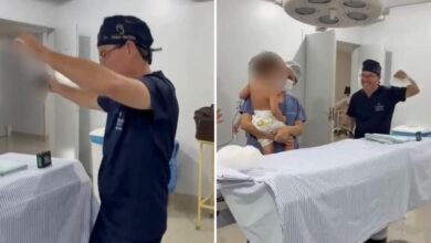 Médico em Goiás viraliza ao dançar para acalmar criança antes de cirurgia