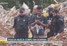 Goiânia: Polícia mobiliza máquinas em busca de corpo e prende três suspeitos em área de entulho