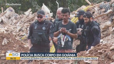 Goiânia: Polícia mobiliza máquinas em busca de corpo e prende três suspeitos em área de entulho
