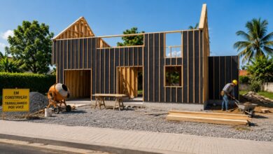 Construção modular: sistema de blocos permite erguer casas em tempo recorde
