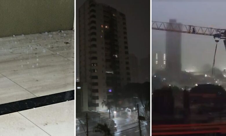 Tempestade com granizo e ventos fortes atinge Goiânia e mobiliza autoridades