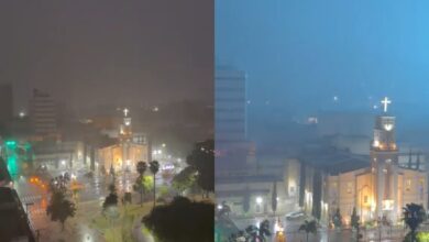 Céu de Anápolis é palco de espetáculo elétrico antes de forte tempestade atípica